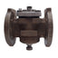 Used Tufline 1"-061-1-P6-1-P6-N 2-Way Lined Plug Valve ø4.25in Flange, PFA 195psi