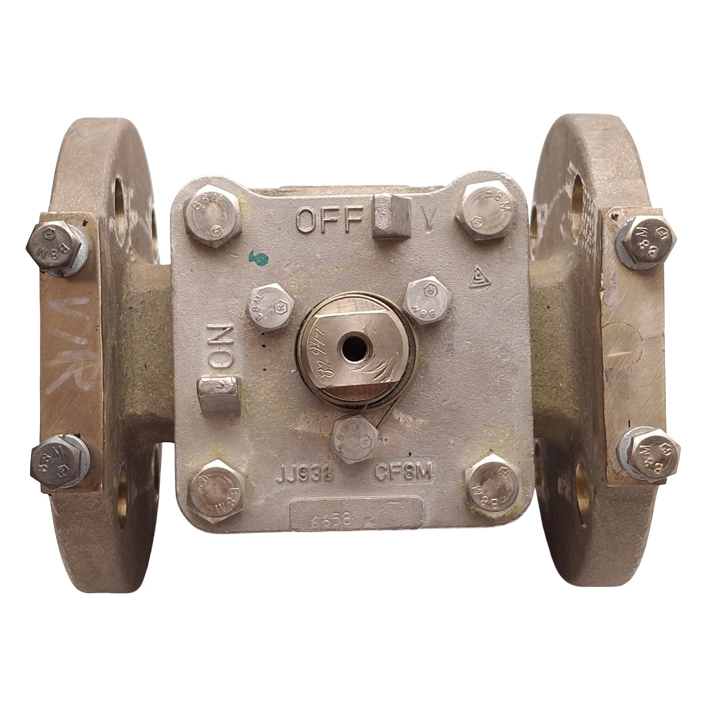 Used Xomox 2"-061-6-P6-6-P6-N Tufline 2-Way Lined Plug Valve, 195PSI, ø6" Flange, PFA