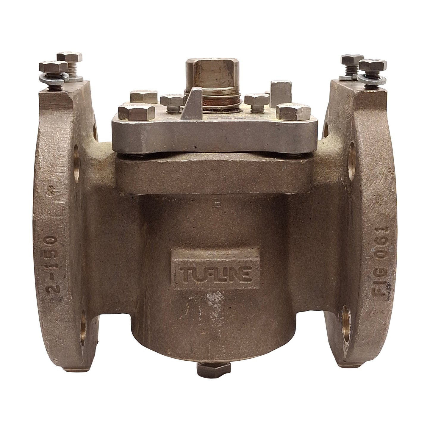 Used Xomox 2"-061-6-P6-6-P6-N Tufline 2-Way Lined Plug Valve, 195PSI, ø6" Flange, PFA
