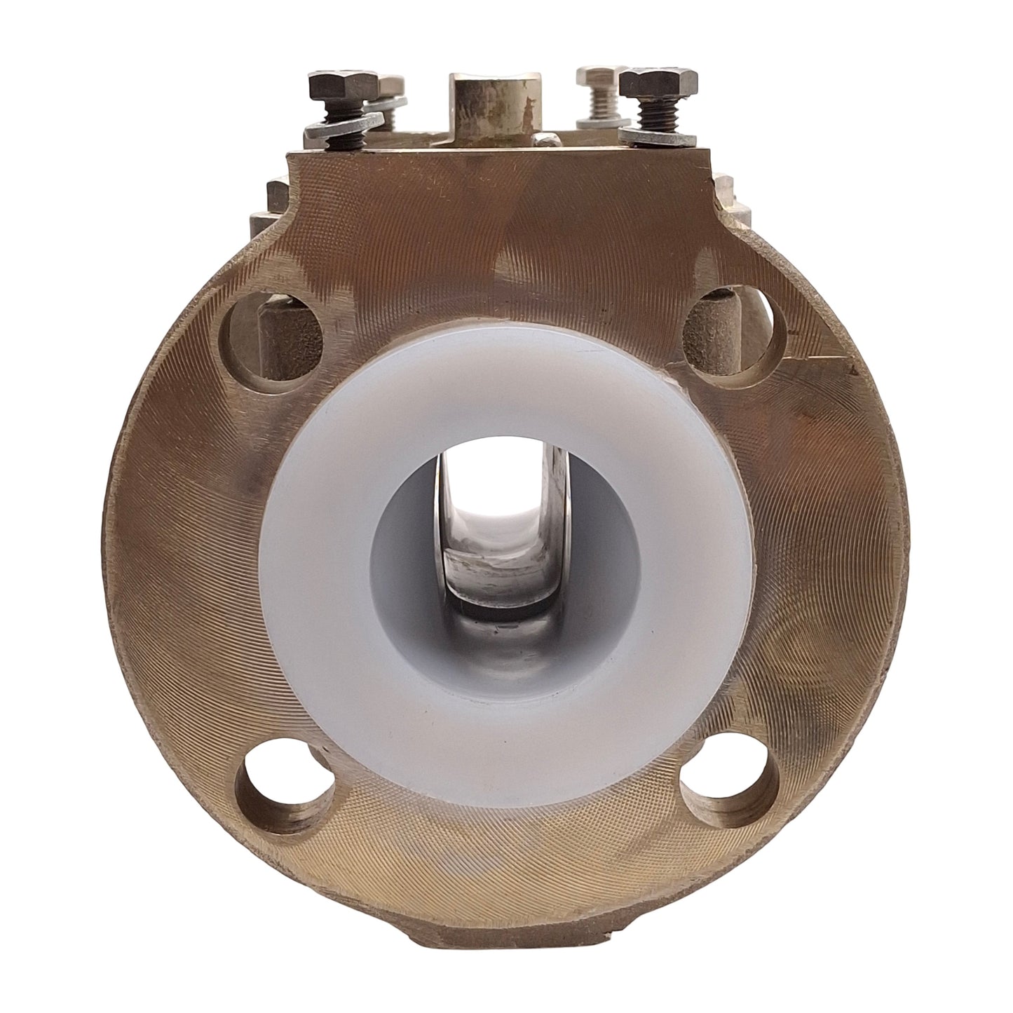 Used Xomox 2"-061-6-P6-6-P6-N Tufline 2-Way Lined Plug Valve, 195PSI, ø6" Flange, PFA