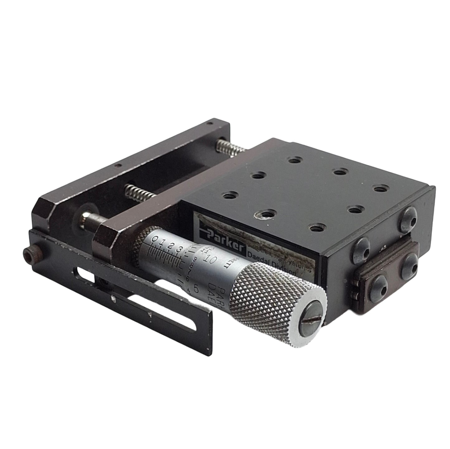 Used Parker 4052 Linear Ball Stage Positioner, 0.50in Travel, 25lbs Capacity, 6-32