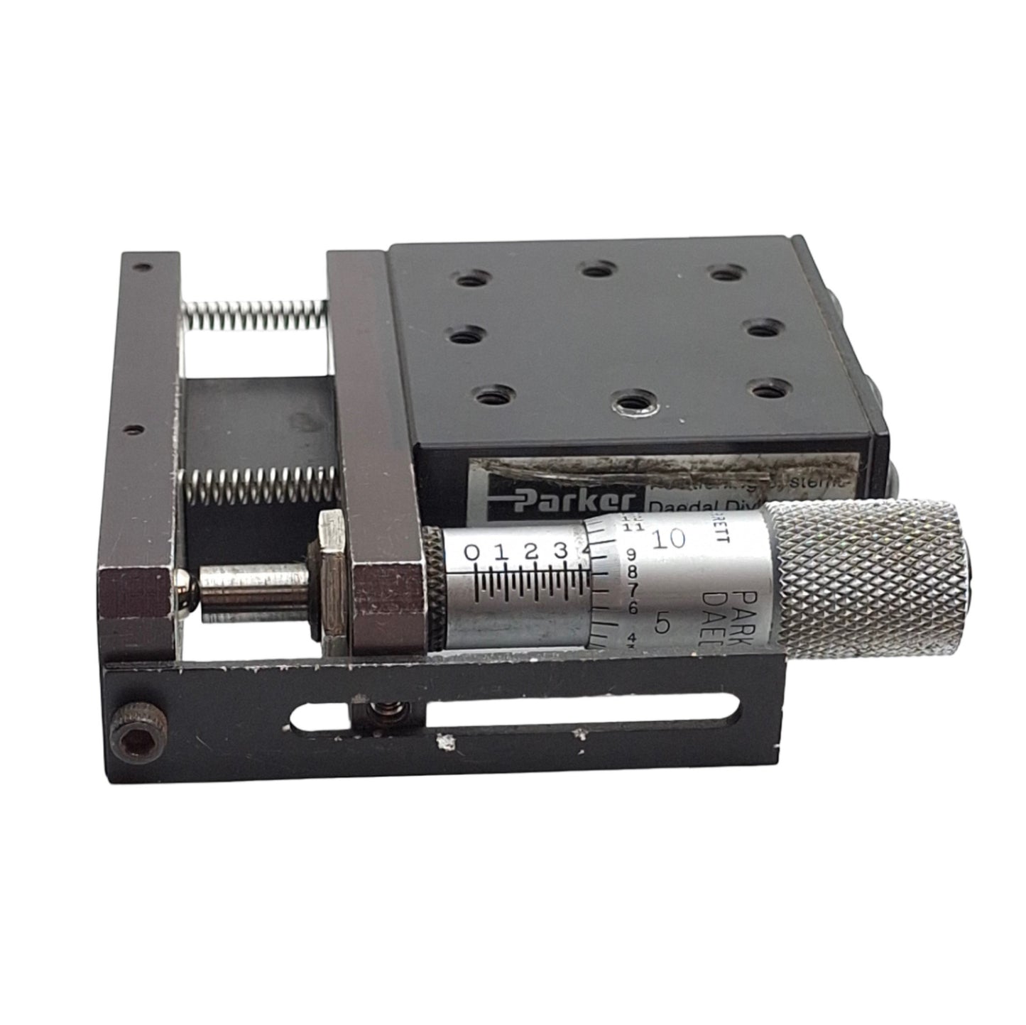 Used Parker 4052 Linear Ball Stage Positioner, 0.50in Travel, 25lbs Capacity, 6-32