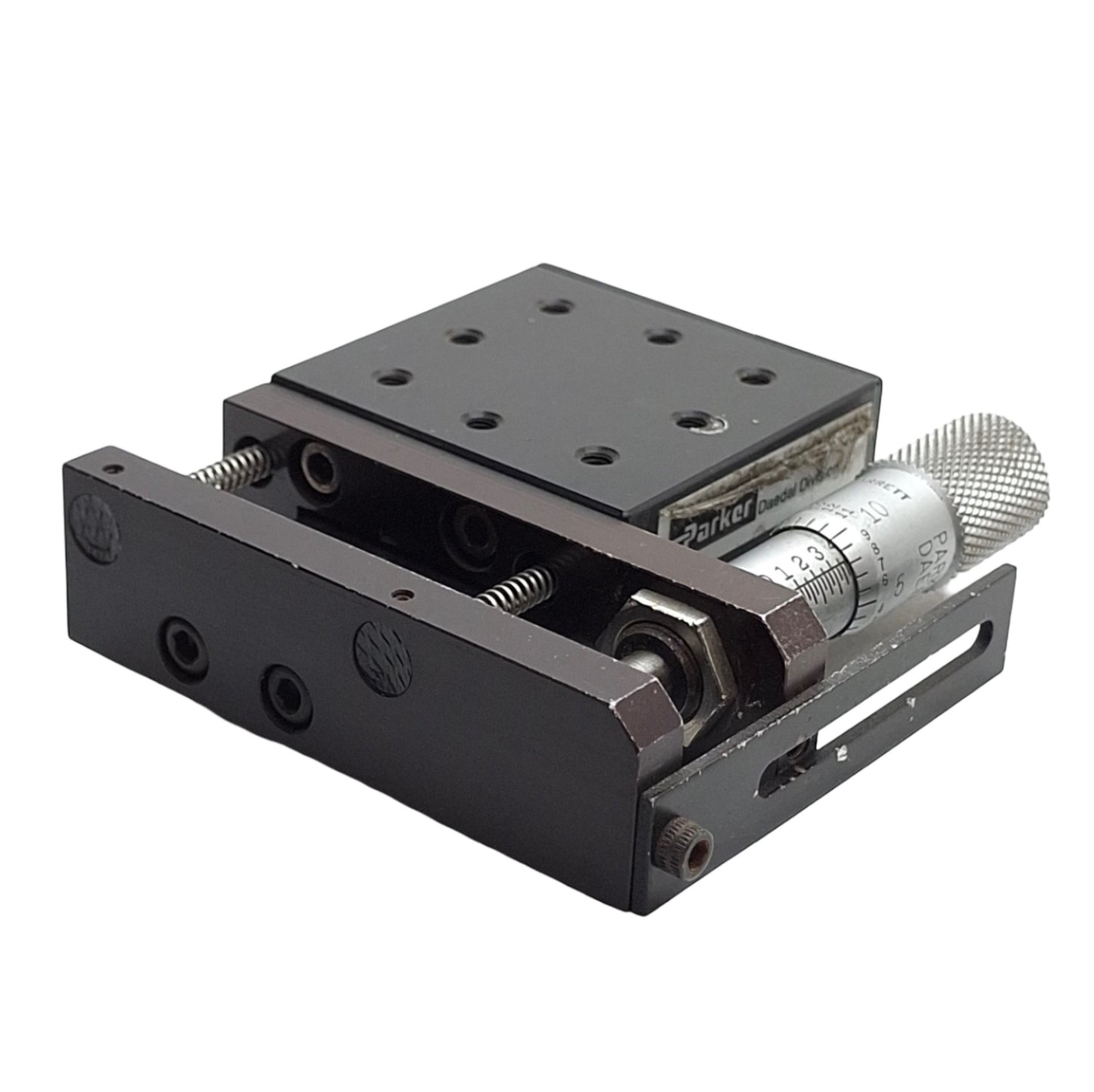 Used Parker 4052 Linear Ball Stage Positioner, 0.50in Travel, 25lbs Capacity, 6-32