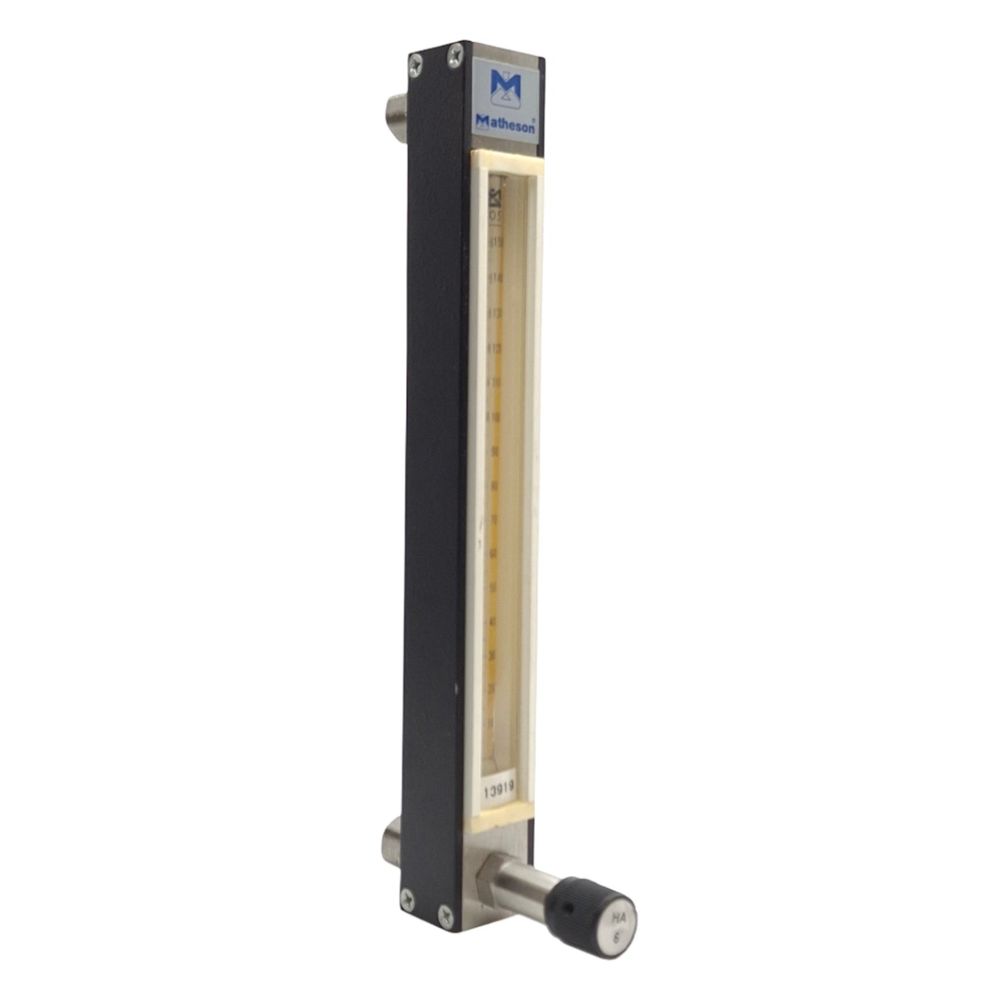 Used Matheson ME14C201E800 FM-1050 High Accuracy Flow Meter 5-150 SLPM CO2, 1/4in NPT