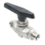 Used Parker 8Z(A)-B8LJ-SSP-C3 SS 2-Way Ball Valve, NO, 1/2in NPT, 1500bar Max