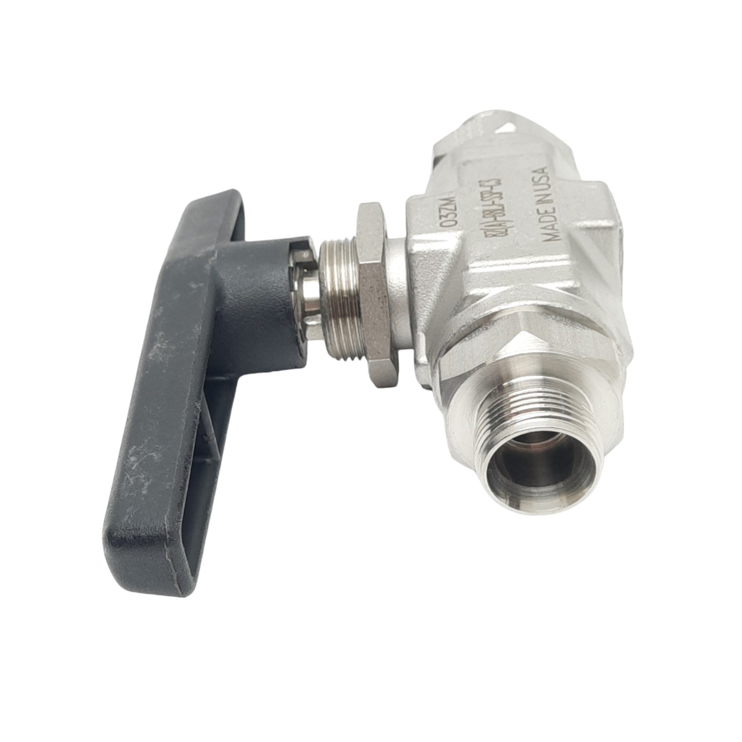 Used Parker 8Z(A)-B8LJ-SSP-C3 SS 2-Way Ball Valve, NO, 1/2in NPT, 1500bar Max