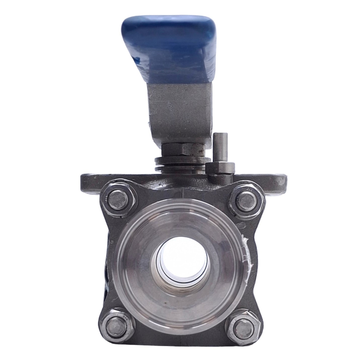 Used PBM SIC-E5X-D Hastelloy Ball Valve 1in Size, 900PSIG Max, 1in Tri-Clamp