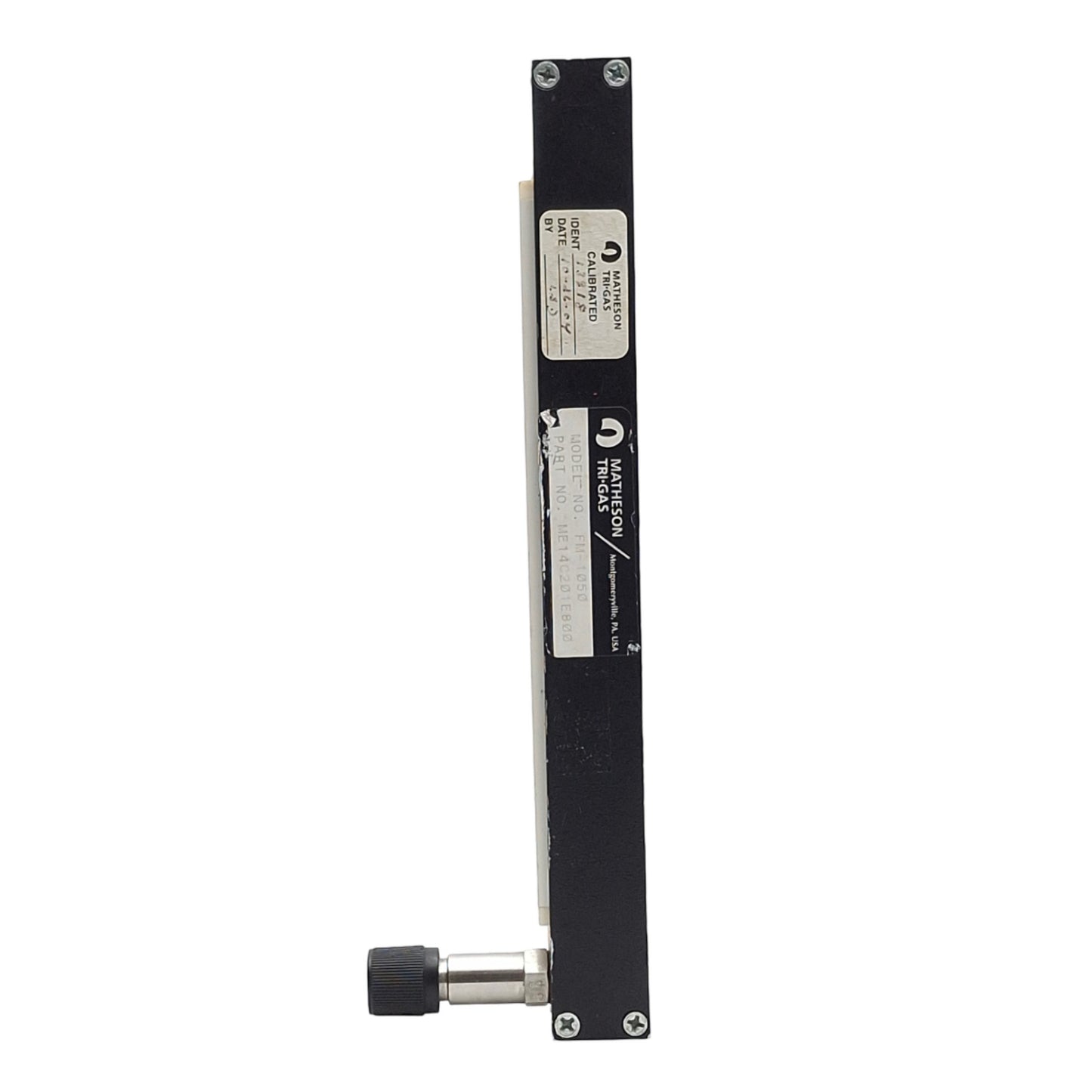 For parts or not working Matheson ME14C201E800 FM-1050 Flow Meter, 5-150SLPM Co2*No Valve/Seal Adaptors*