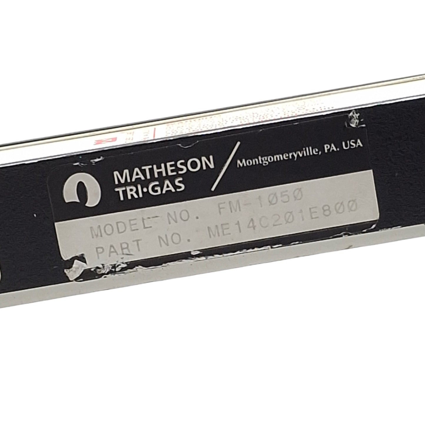 For parts or not working Matheson ME14C201E800 FM-1050 Flow Meter, 5-150SLPM Co2*No Valve/Seal Adaptors*