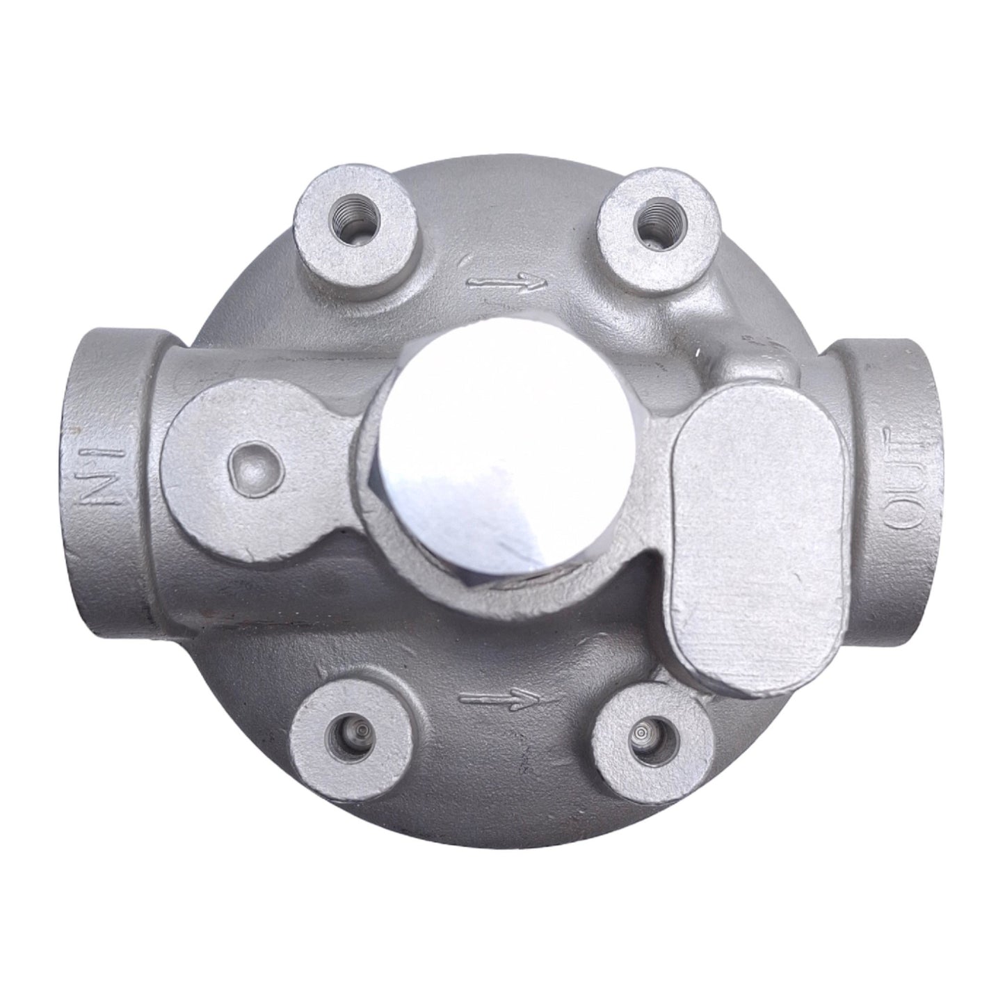 Used Shelco FAS394D SS Single Cartridge Housing 4-7/8in Length, 1/2' NPT Port