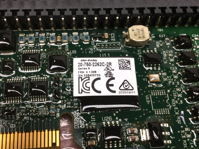 New – Open box Allen Bradley 20-750-2262C-2R PowerFlex Drive I/O Module 24VDC; 2AI-2AO-6DI-2RO