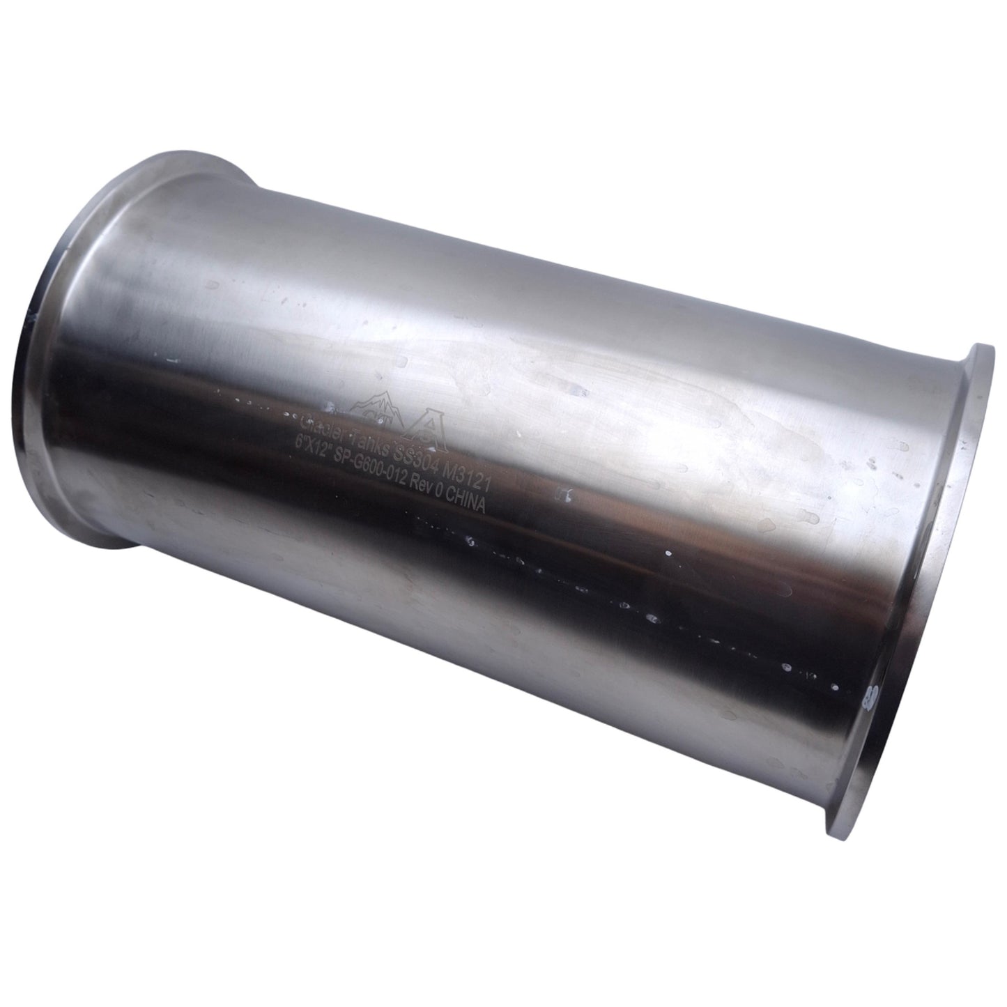 Used Glacier Tanks SP-G600-012 Sanitary Spool Tri Clamp Stainless Steel 6" x 12"