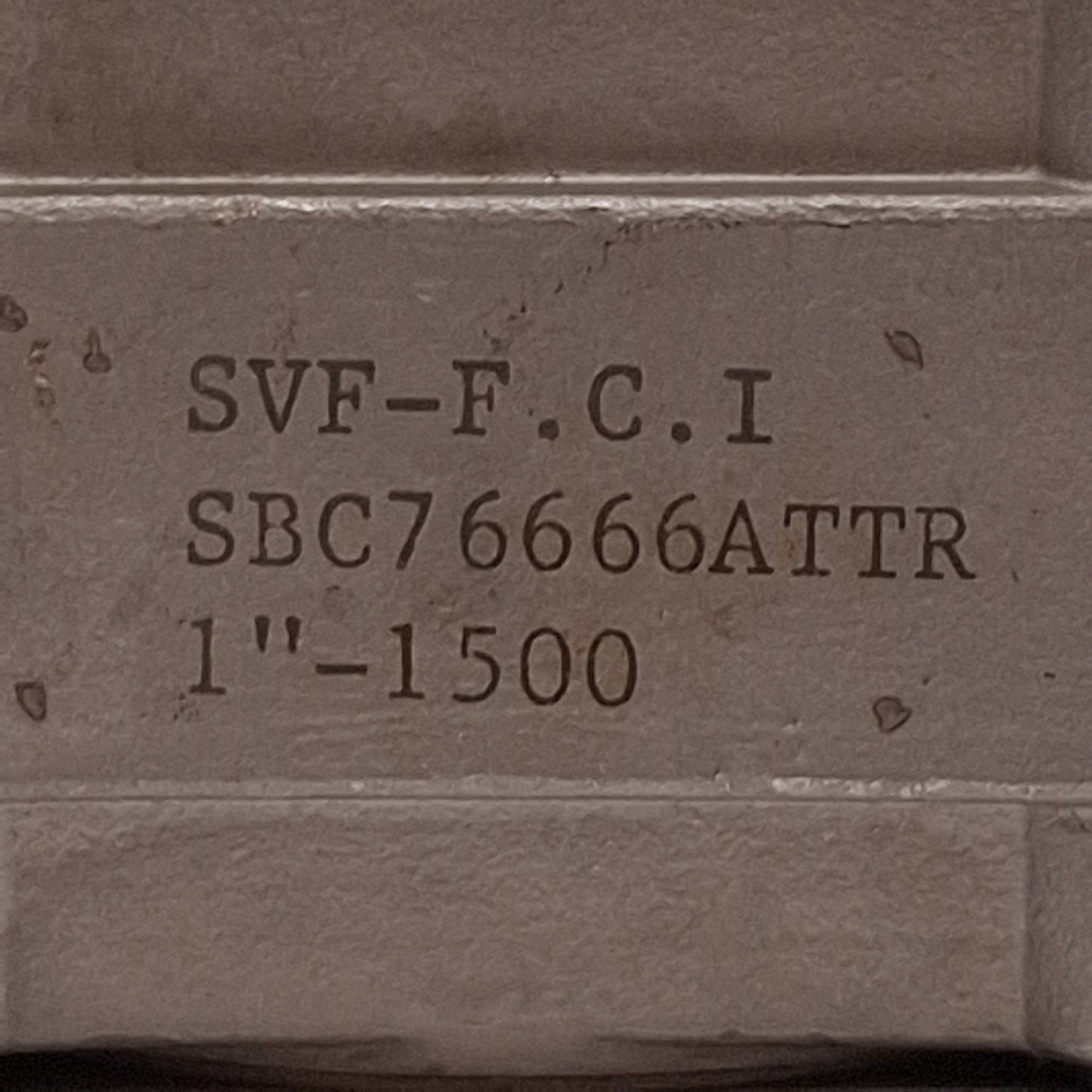Used SVF SBC76666ATTR 1"-1500 SS Ball Valve w/ Handle, 1" Size, 1500PSI, 1" Tri-Clamp