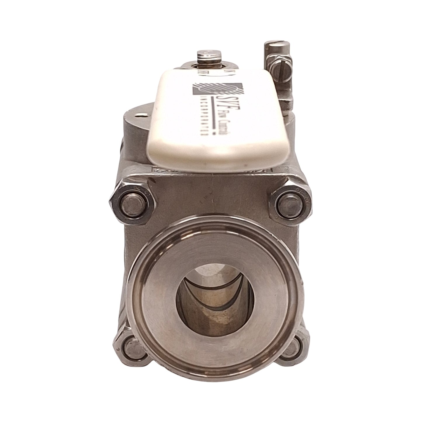 Used SVF SBC76666ATTR 1"-1500 SS Ball Valve w/ Handle, 1" Size, 1500PSI, 1" Tri-Clamp