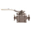 Used SVF SBC76666ATTR 1"-1500 SS Ball Valve w/ Handle, 1" Size, 1500PSI, 1" Tri-Clamp