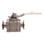 Used SVF SBC76666ATTR 1"-1500 SS Ball Valve w/ Handle, 1" Size, 1500PSI, 1" Tri-Clamp
