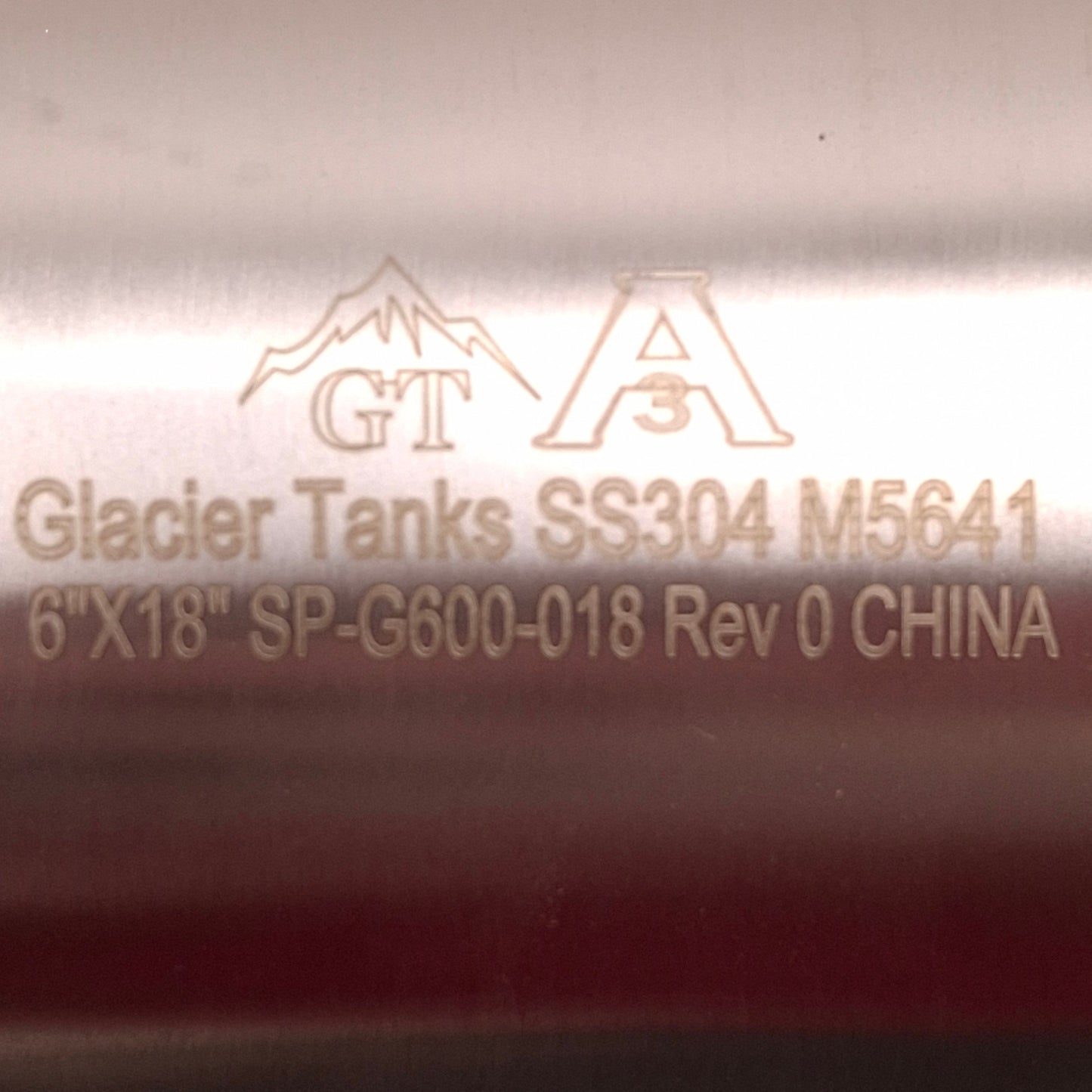 Used Glacier Tanks SP-G600-018 Sanitary Spool Tri Clamp Stainless Steel 6" x 18"