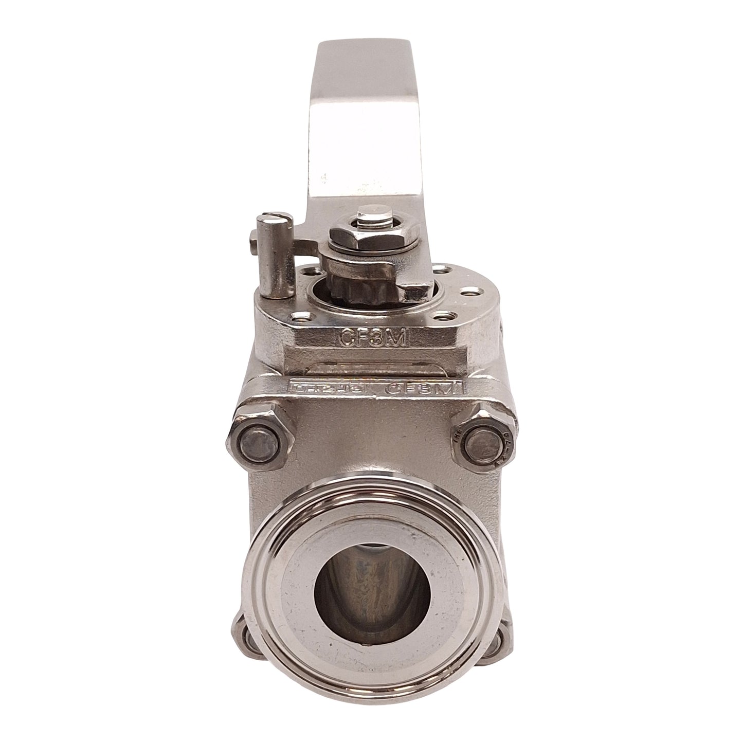 Used SVF SBC76666ATTREP 1"-1500 Electropolished SS Ball Valve, 1" Size, 1" Tri-Clamp