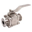 Used SVF SBC76666ATTREP 1"-1500 Electropolished SS Ball Valve, 1" Size, 1" Tri-Clamp