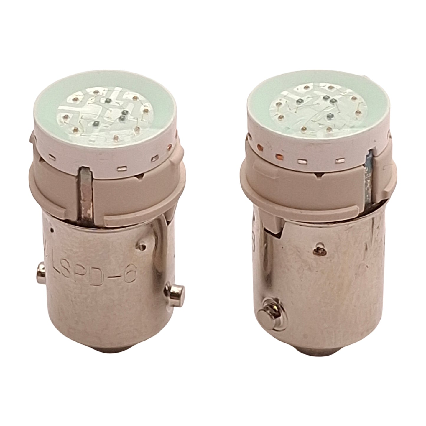 New – Open box Lot of 2 Idec LSPD-6G PushButton LED Bulb, Green, 6VAC/VDC, 22mm Mount