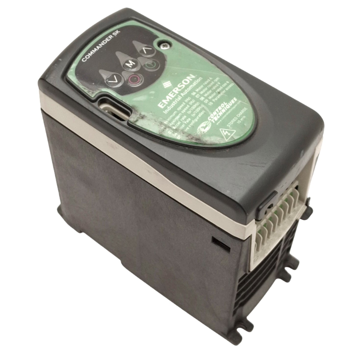 Used Emerson SKA1200037 Commander SK Servo Drive, 3-Ph 0-240VAC 0-1500Hz, 0.37kW Max