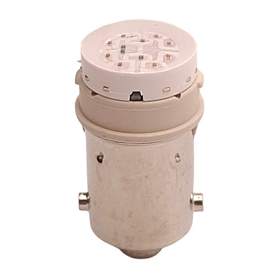 New – Open box Lot of 5 Idec LSPD-6W Pushbutton LED Bulb, White, 6VAC/VDC, 22mm Mount