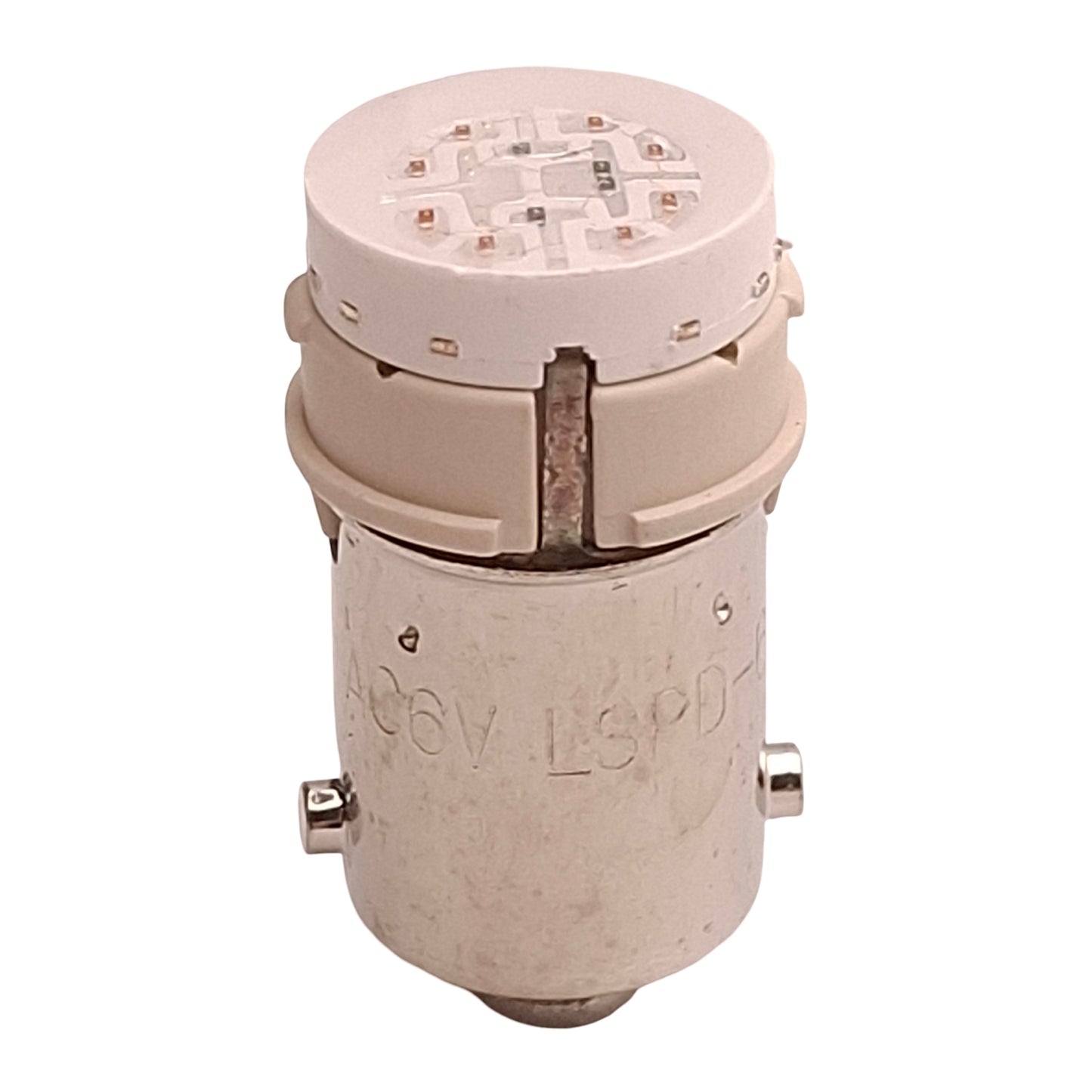 New – Open box Lot of 5 Idec LSPD-6W Pushbutton LED Bulb, White, 6VAC/VDC, 22mm Mount