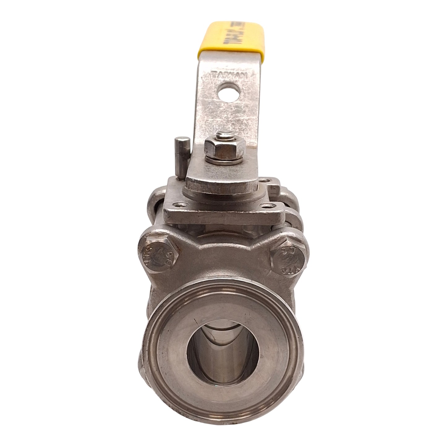 Used Top-Flo 38431077PTFE Series 77 BioPharm Sanitary 1" Ball Valve, 1" Tri-Clamp