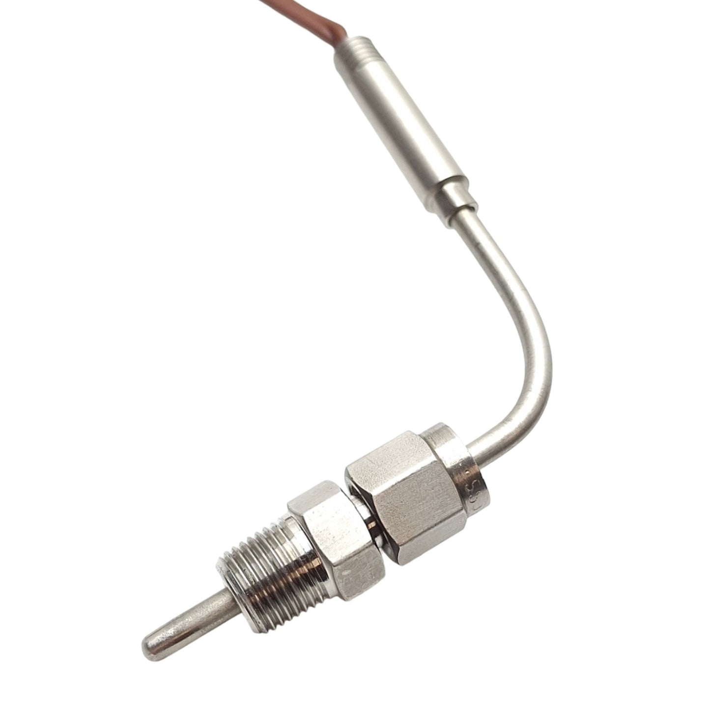 Used Watlow 20CJTUF104D Thermocouple, ø1/8in 90° Sheath w/ Epoxy, 104in Lead, Type J