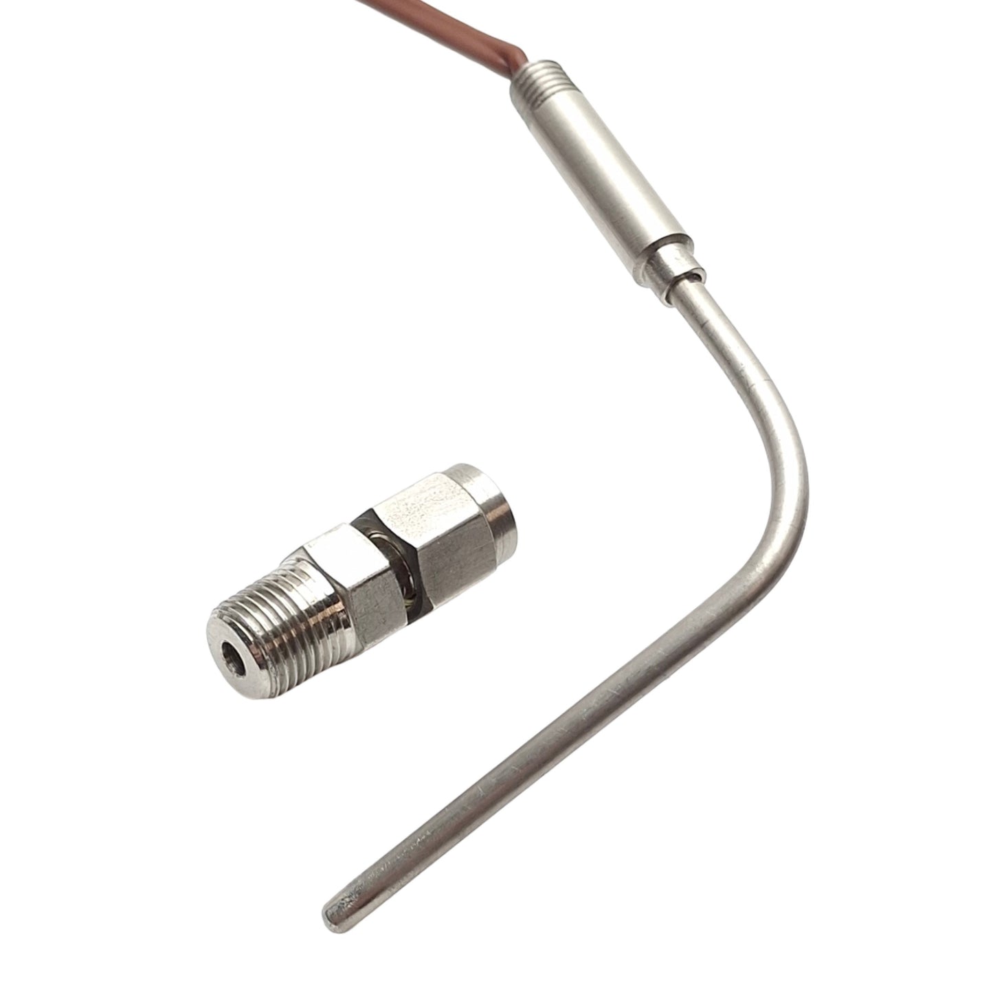 Used Watlow 20CJTUF104D Thermocouple, ø1/8in 90° Sheath w/ Epoxy, 104in Lead, Type J