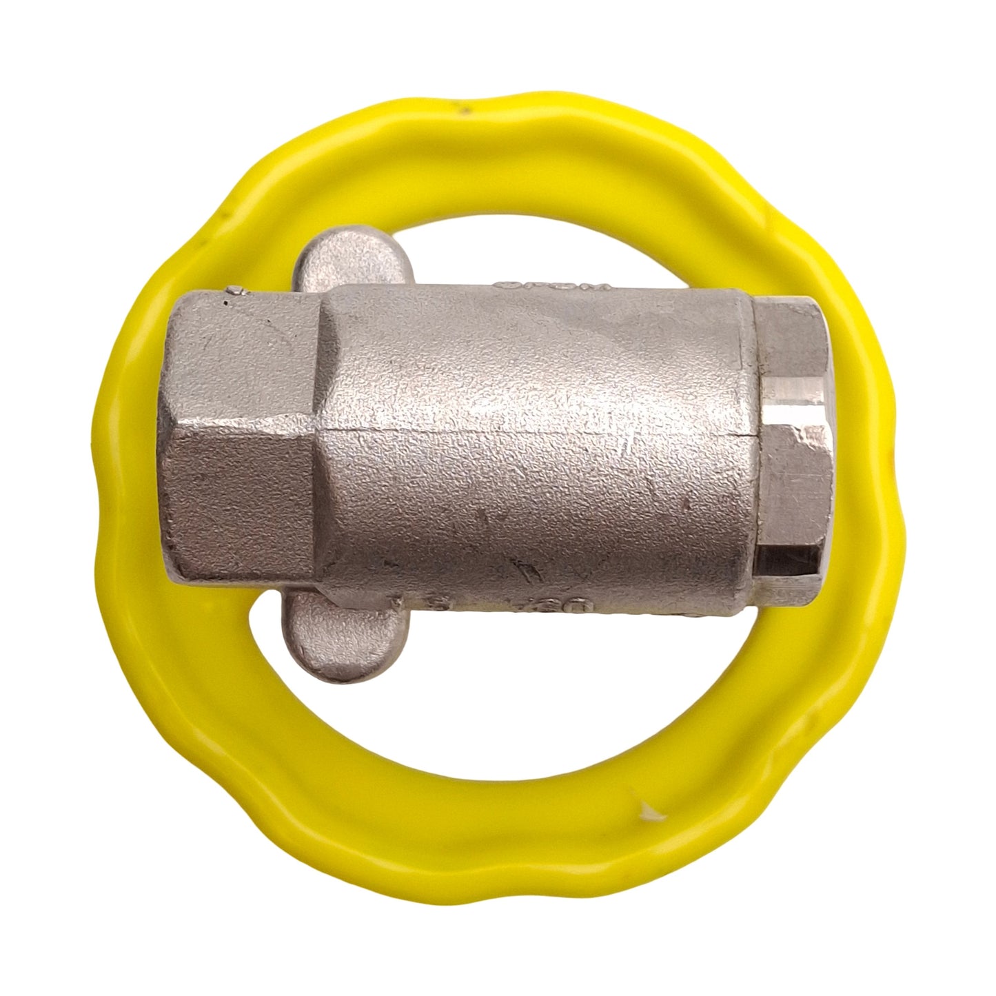 Used Appolo 76-101-01 Stainless Steel Ball Valve w/ Round Handle, 2000PSI, 1/4in NPT