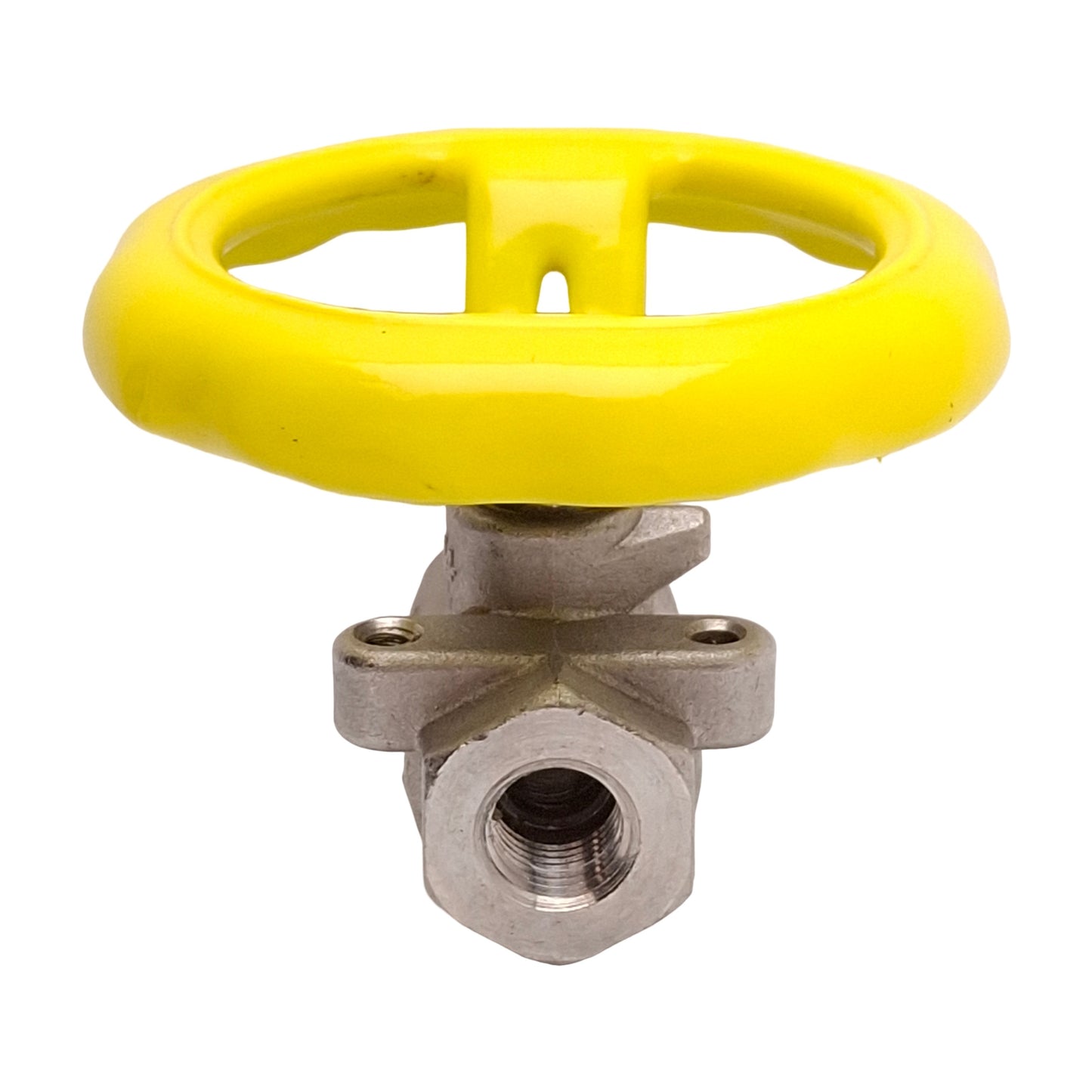 Used Appolo 76-101-01 Stainless Steel Ball Valve w/ Round Handle, 2000PSI, 1/4in NPT