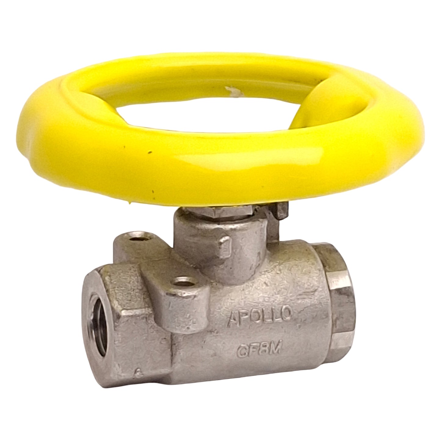 Used Appolo 76-101-01 Stainless Steel Ball Valve w/ Round Handle, 2000PSI, 1/4in NPT