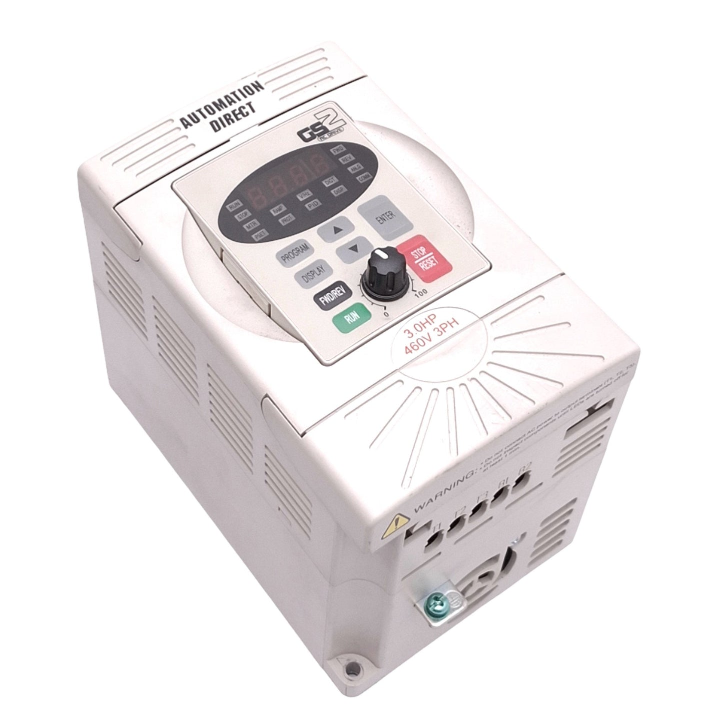 Used Automation Direct GS2-43P0 Variable Frequency Drive, 3Ø 0-480V 0.1-400Hz, 3.0hp