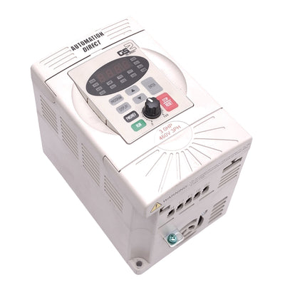 Used Automation Direct GS2-43P0 Variable Frequency Drive, 3Ø 0-480V 0.1-400Hz, 3.0hp