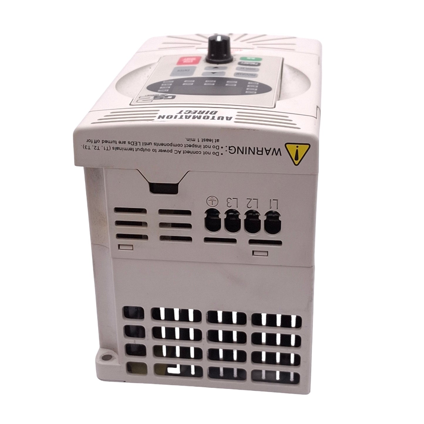 Used Automation Direct GS2-43P0 Variable Frequency Drive, 3Ø 0-480V 0.1-400Hz, 3.0hp