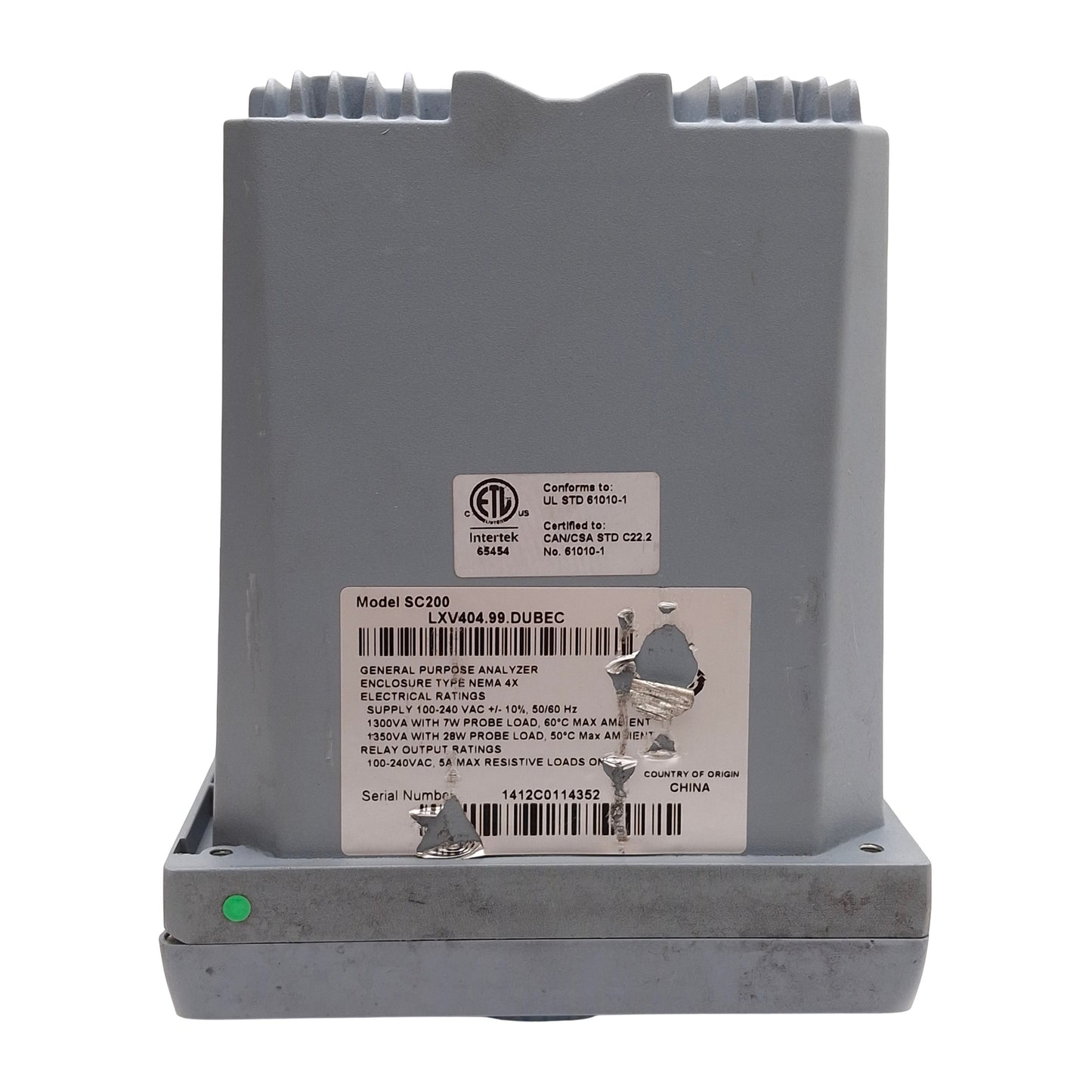 Used Hach LXV404.99DUBEC SC200 General Purpose Analyzer, 4x Relay Outputs, 100-240VAC