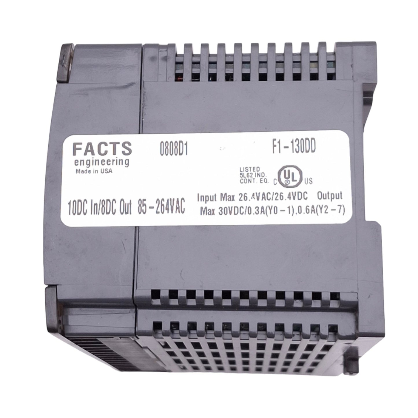 Used Koyo F1-130DD Controller for DirectLogic 105 PLC, 120-240VAC, 18-Point, RJ45