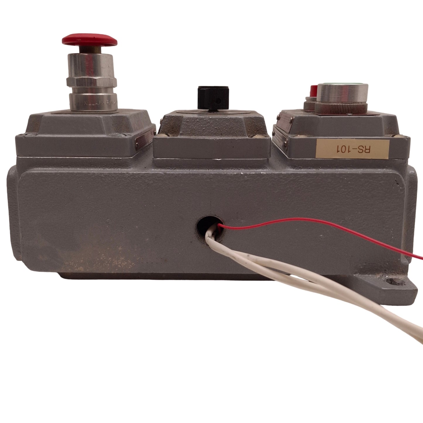 Used Killark SWB-19 Control Station 2in Hub Size, Dimensions 5-1/4"x10-5/8"x3-5/16"