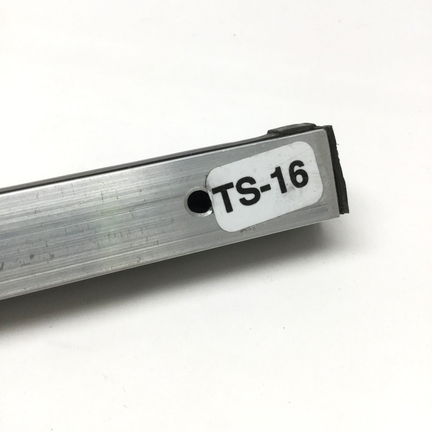 Used Tapeswitch TS-16 Mini Sensing Safety Edge, 2.2lb Activation, 38" Long, Black