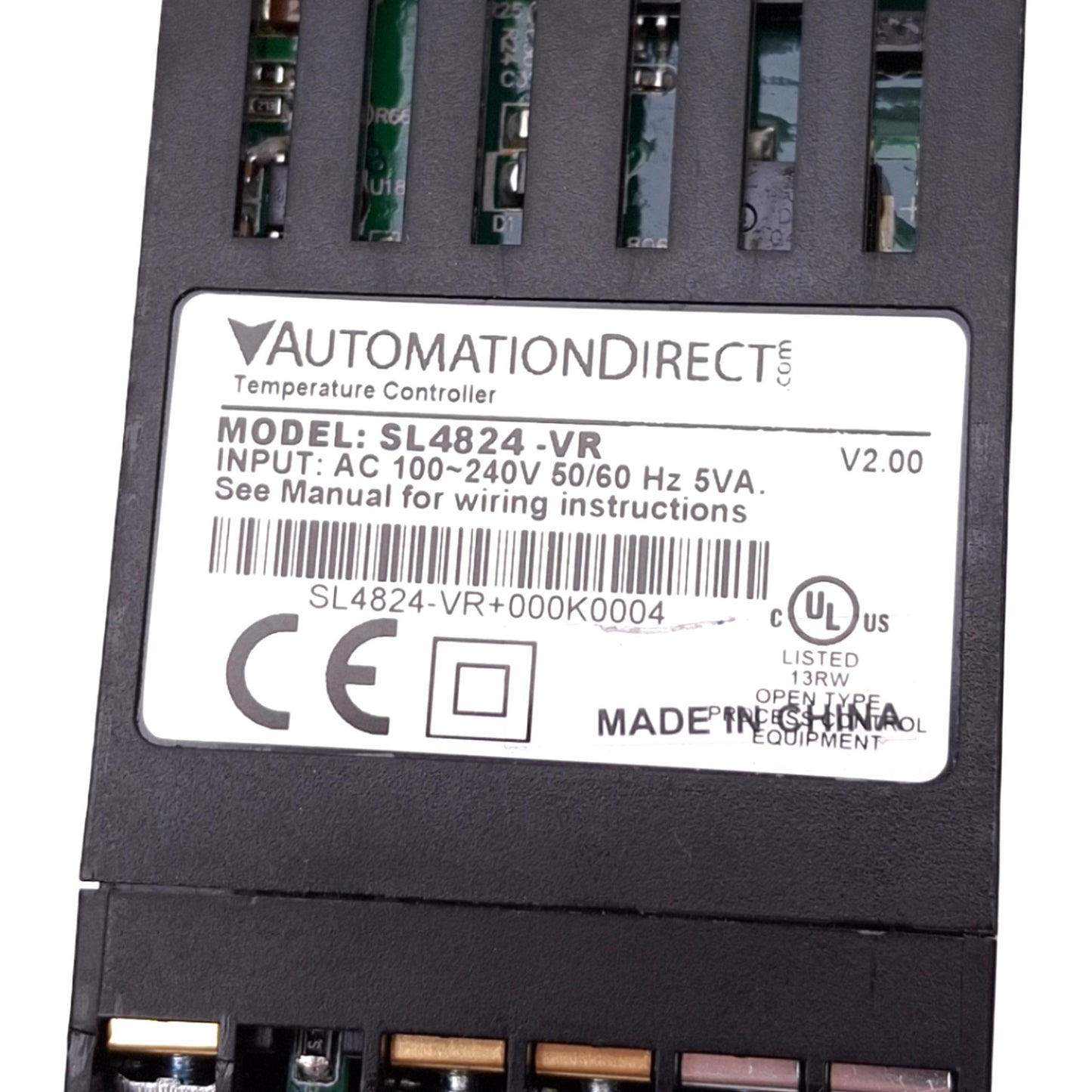 Used Automation Direct SL4824-VR SOLO Temperature Controller, 100-240VAC, 1/32 DIN