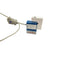 Used Interface SM-100-783 S-Type Load Cell, 100lbf Capacity, 1/4-28 UNF-2B Threading