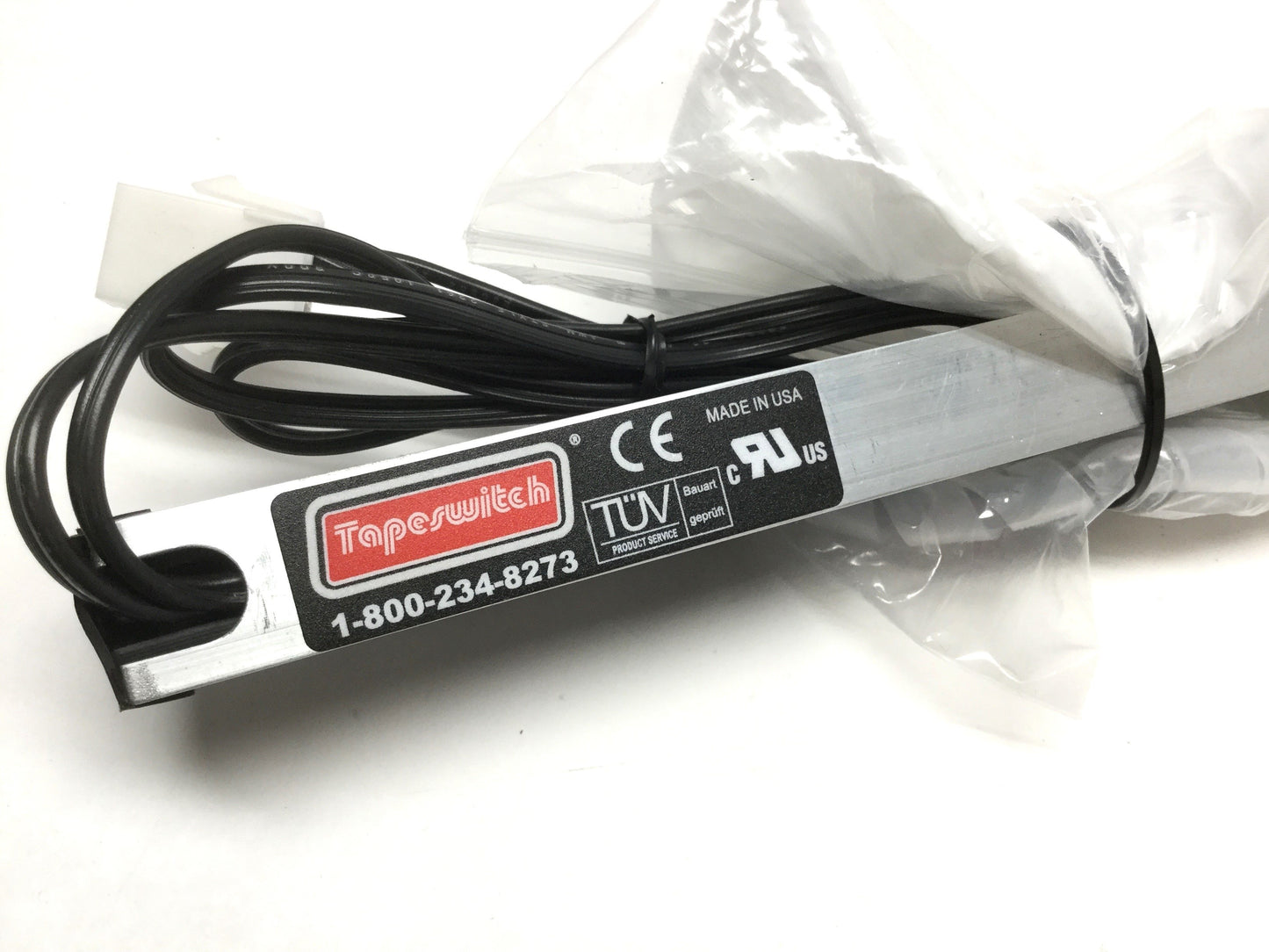 New – Open box Tapeswitch TS-16 Mini Sensing Safety Edge, 2.2lb Activation, 38" Long, Black