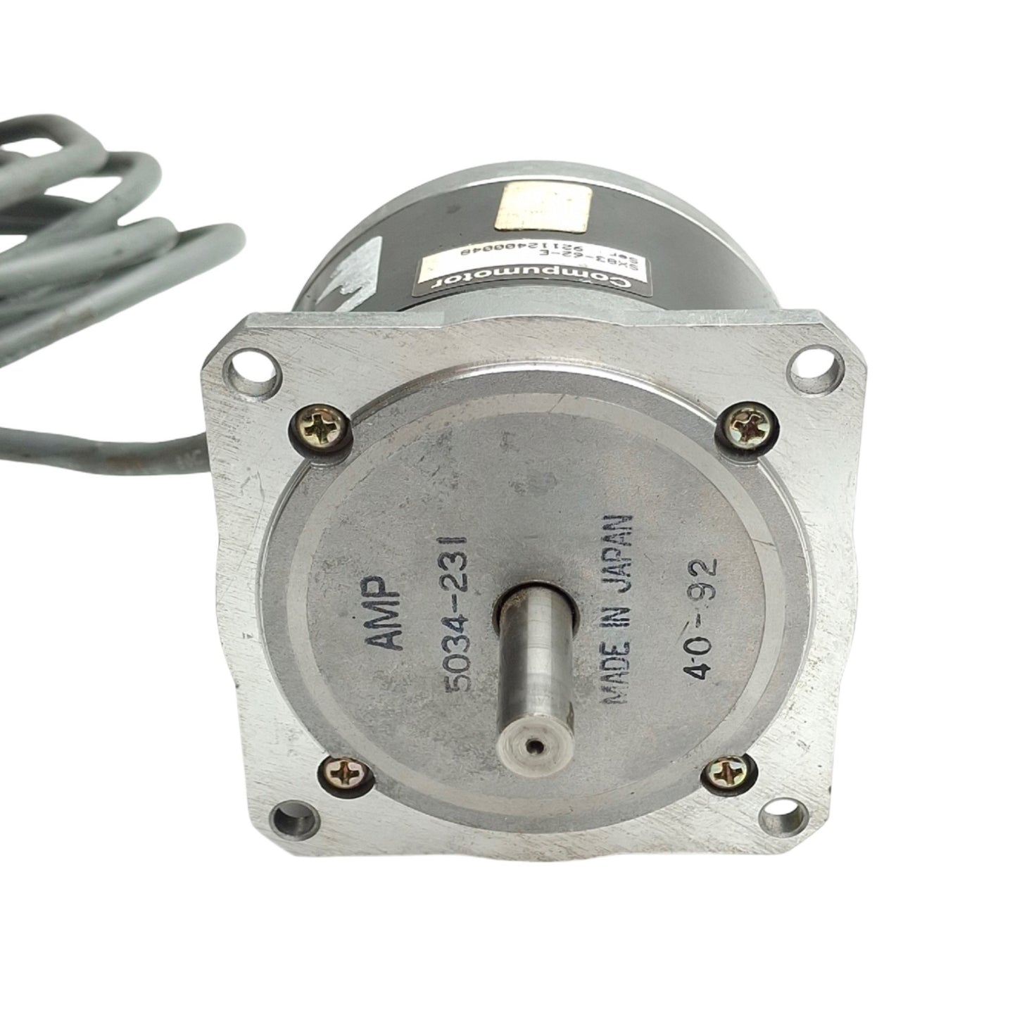 Used Parker Compumotor SX83-62-E Micro Stepping Motor, 160 Oz-In, Frame Size 34