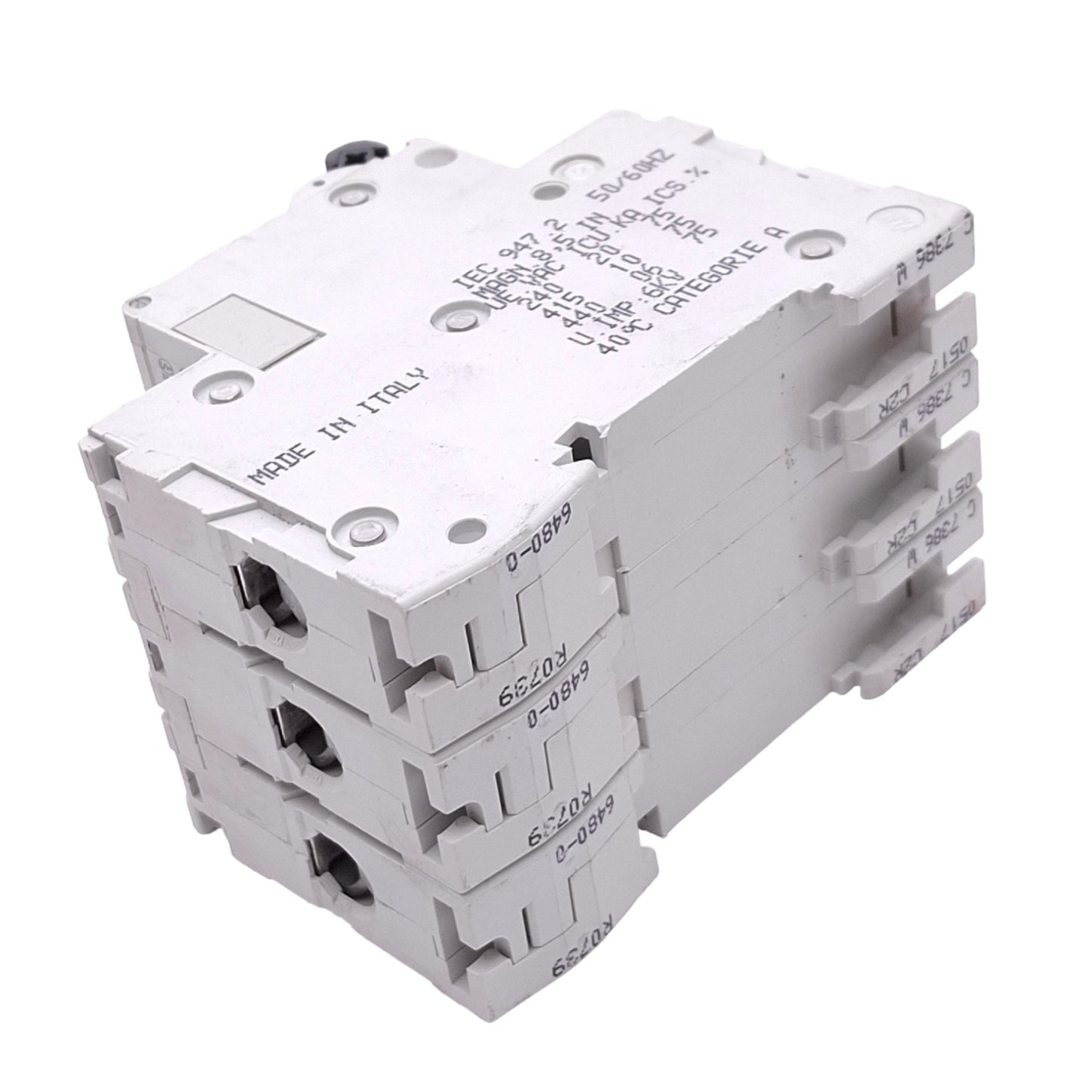 Used Merlin Gerin 24353 C60N-3P-32A-C Circuit Breaker, 3-Pole, 32A, 240VAC Max