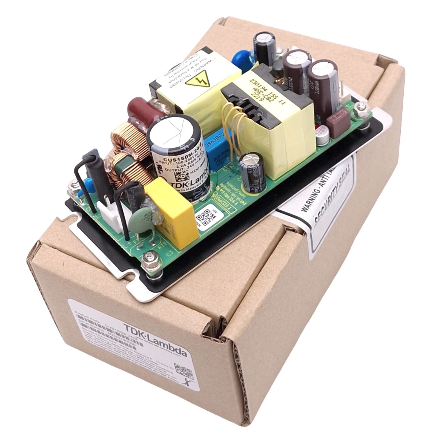 New TDK-Lambda CUS150M-24/B Power Supply, 100-240VAC In, 24VDC 6.5A Out, 150W Max