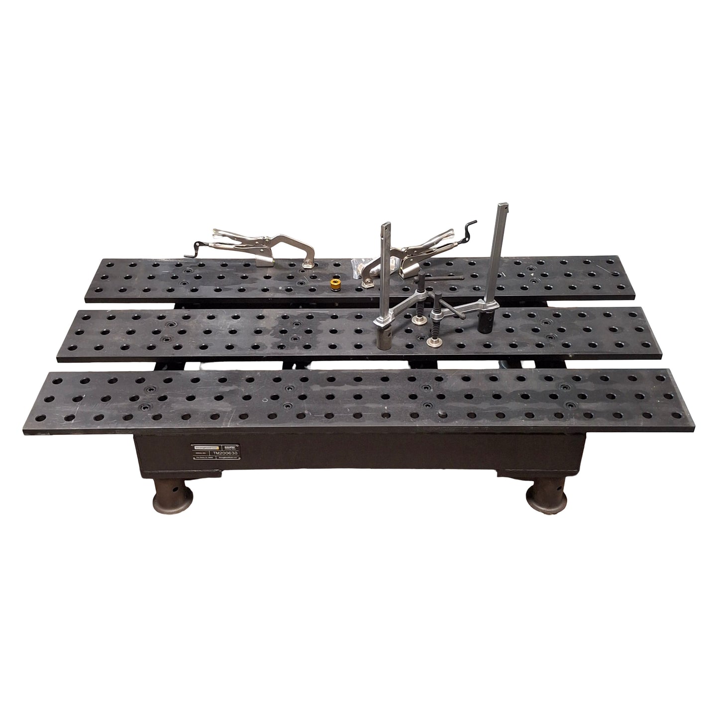 Used StrongHandTools BuildPro TM52246SV Welding Tabletop, 2' x 4', Nitrided, Slotted