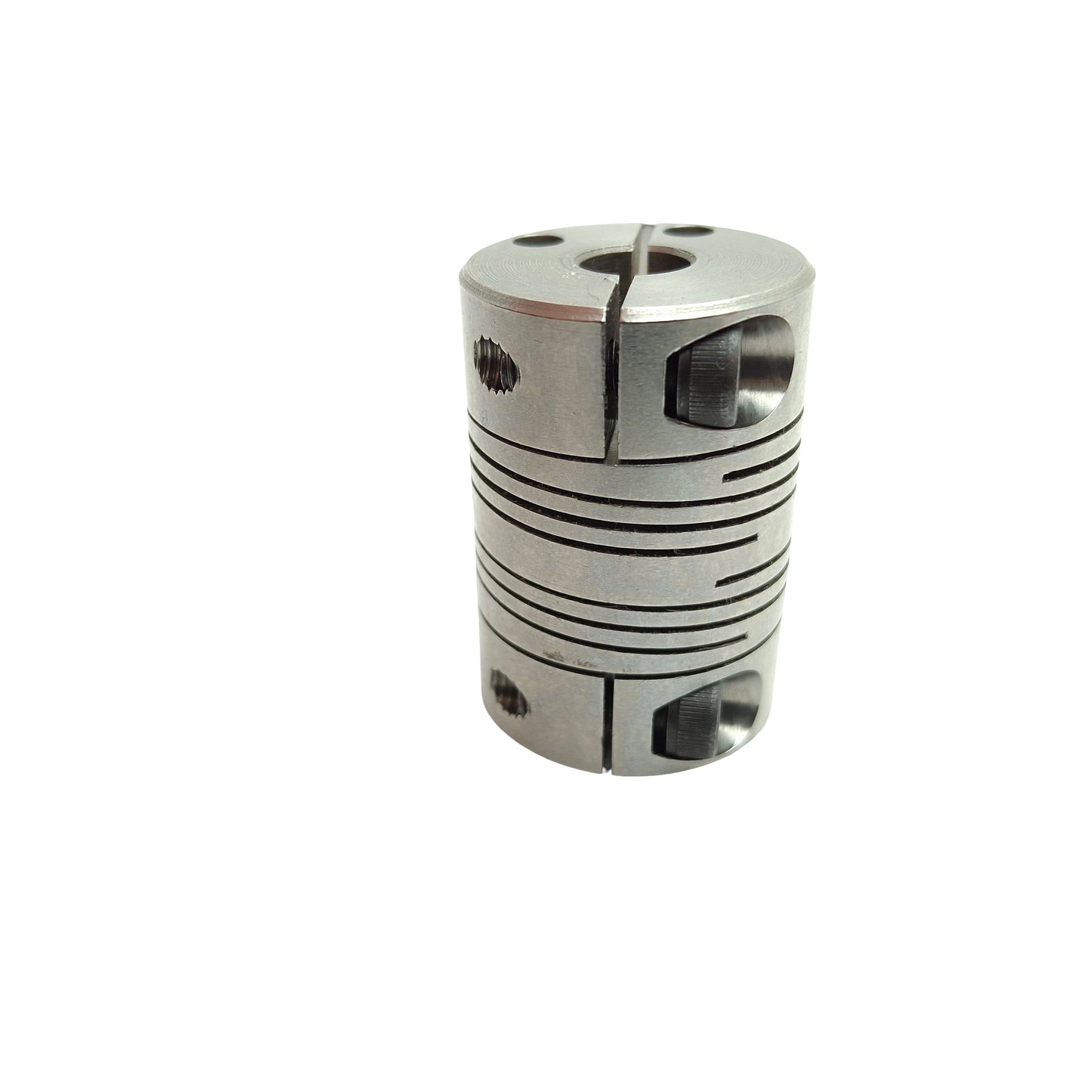 Used Ruland FCMR25-11-8-SS Six Beam Coupling, 11mm x 8mm, Stainless Steel Clamp