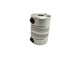 Used Ruland FCMR25-11-8-SS Six Beam Coupling, 11mm x 8mm, Stainless Steel Clamp