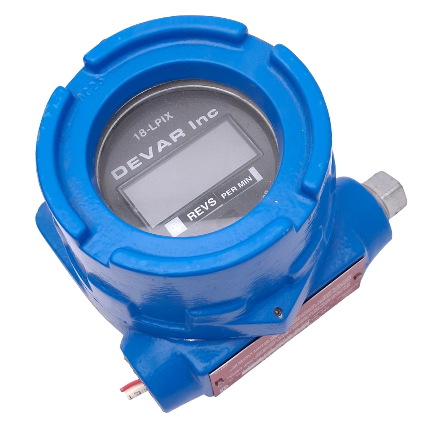 Used DEVAR 18-LPIX Explosion Proof Indicator, 3-1/2 Digit, 4-20mA In, 1/2in NPT